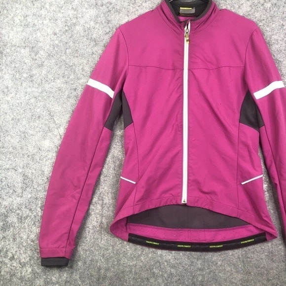 Novara Jacket Women's Small Crossover Cycling Trench Charcoal Softshell - Picture 2 of 10